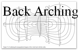 Violin back arching icon Violin back arching icon